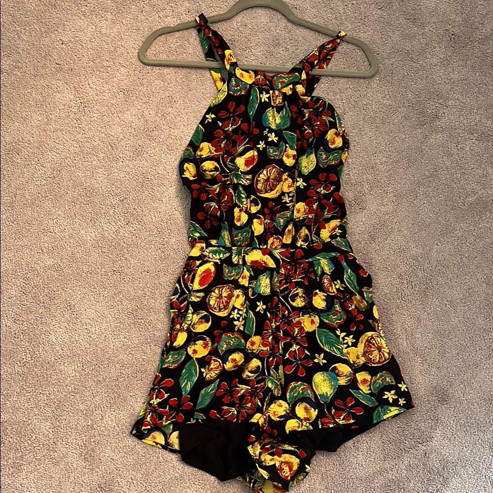 Floral and Fruity Romper
